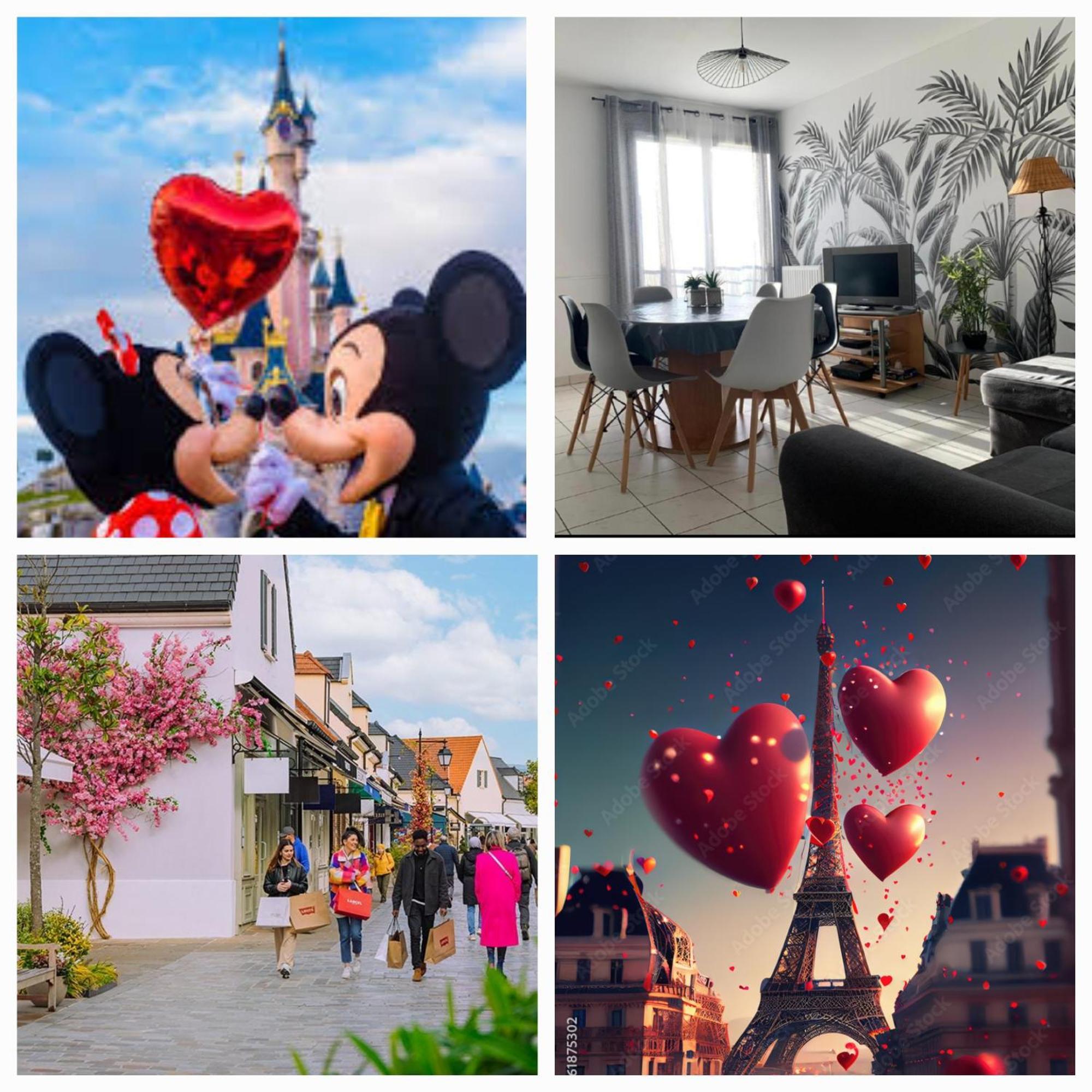 Disney, Sunny Comfortable 2 Bedrooms Family Apartment, 8 Pers, Wifi, Netflix Chessy  Exterior foto